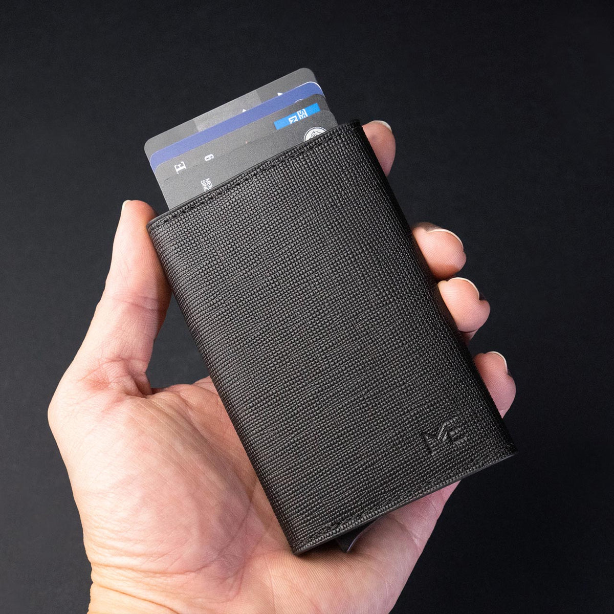 ME-FIT CIPHER WALLET / SAFFIANO LEATHER