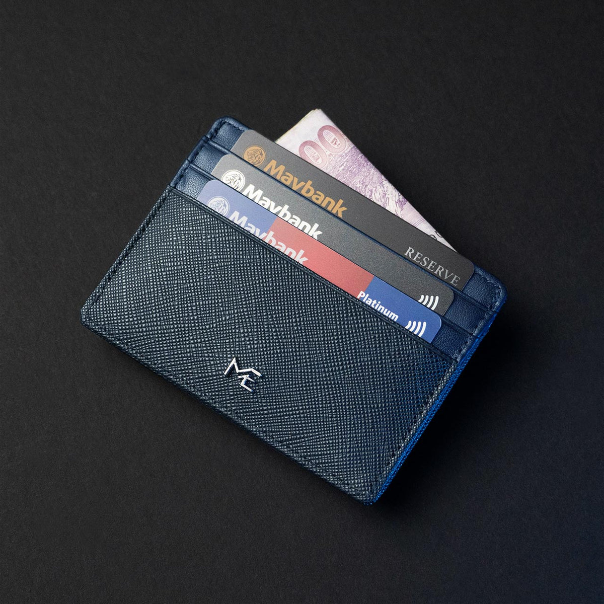 Aegean Blue card sleeve wallet